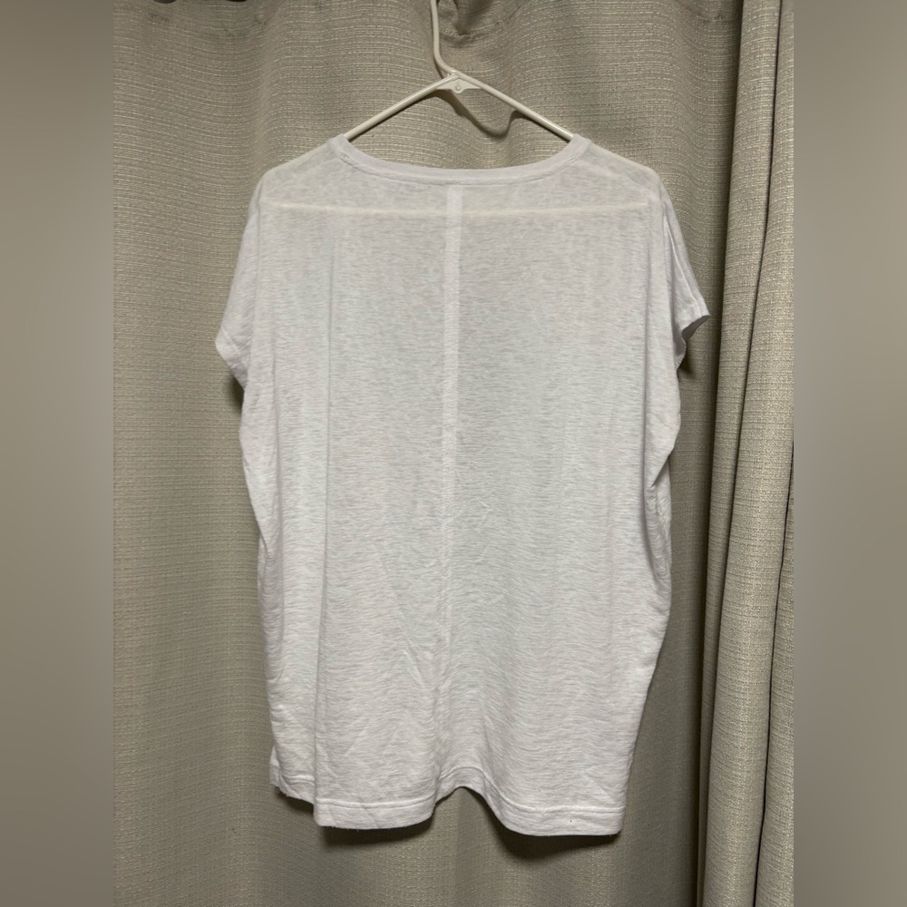 Athleta linen blend white top - Picture 4 of 4